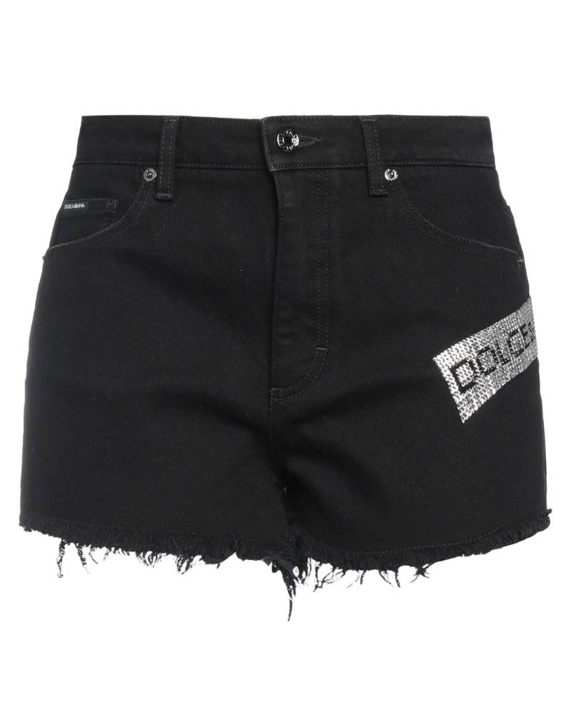 DOLCE&GABBANA Jeansshorts Damen Schwarz von DOLCE&GABBANA
