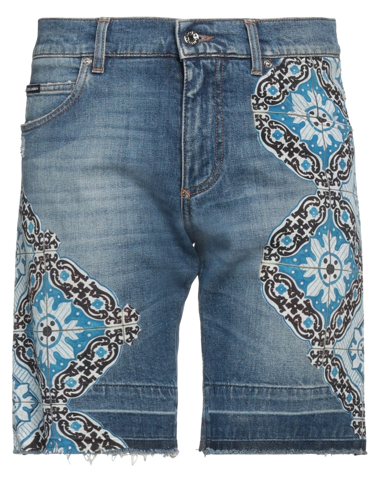 DOLCE&GABBANA Jeansshorts Herren Blau von DOLCE&GABBANA