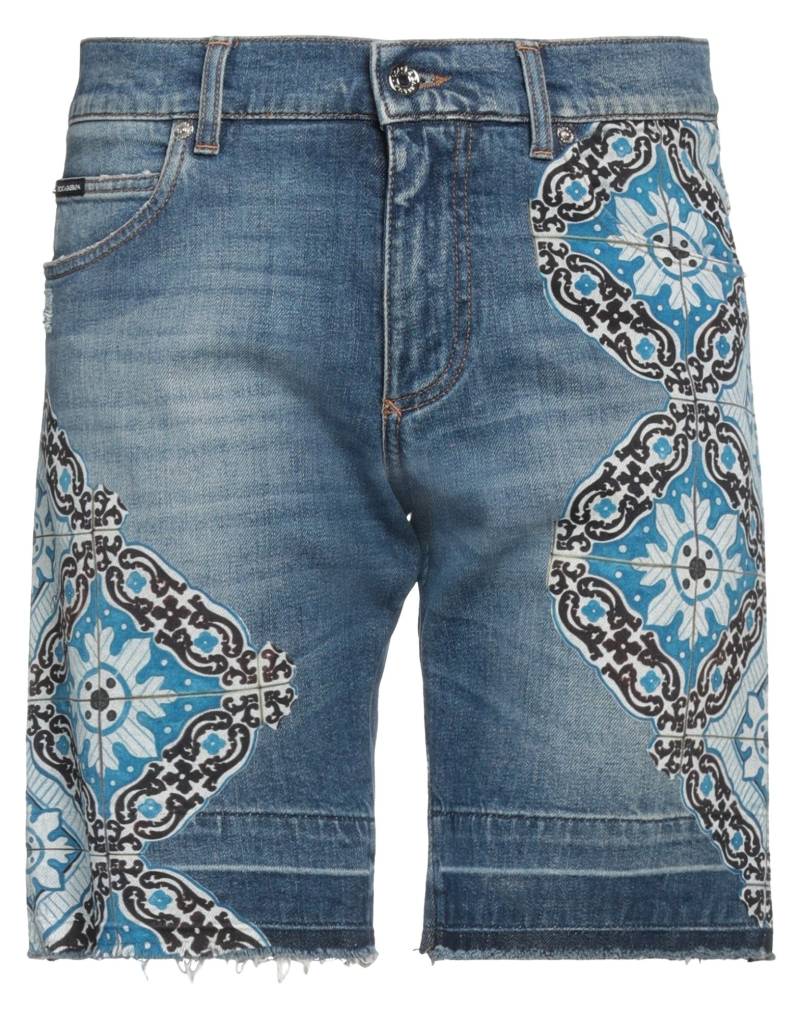 DOLCE&GABBANA Jeansshorts Herren Blau von DOLCE&GABBANA