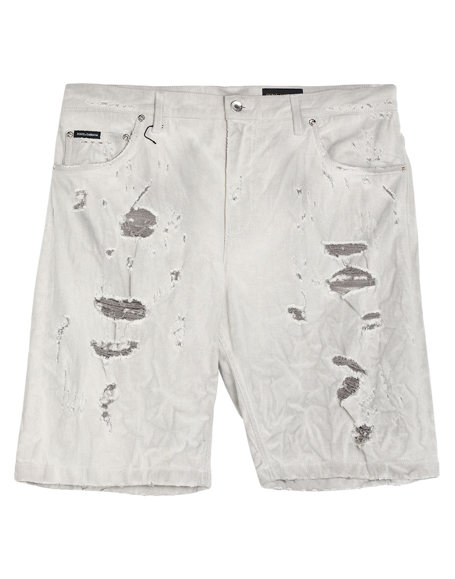 DOLCE&GABBANA Jeansshorts Herren Hellgrau von DOLCE&GABBANA