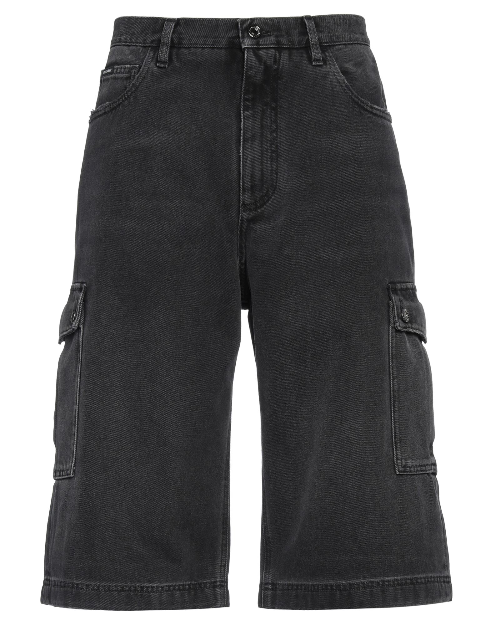 DOLCE&GABBANA Jeansshorts Herren Schwarz von DOLCE&GABBANA