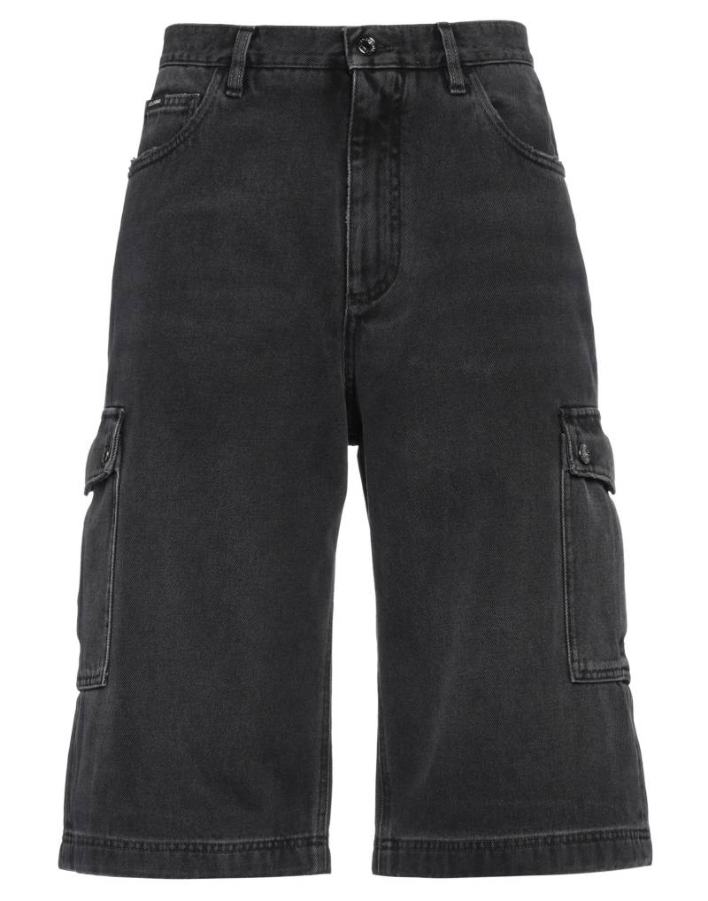 DOLCE&GABBANA Jeansshorts Herren Schwarz von DOLCE&GABBANA