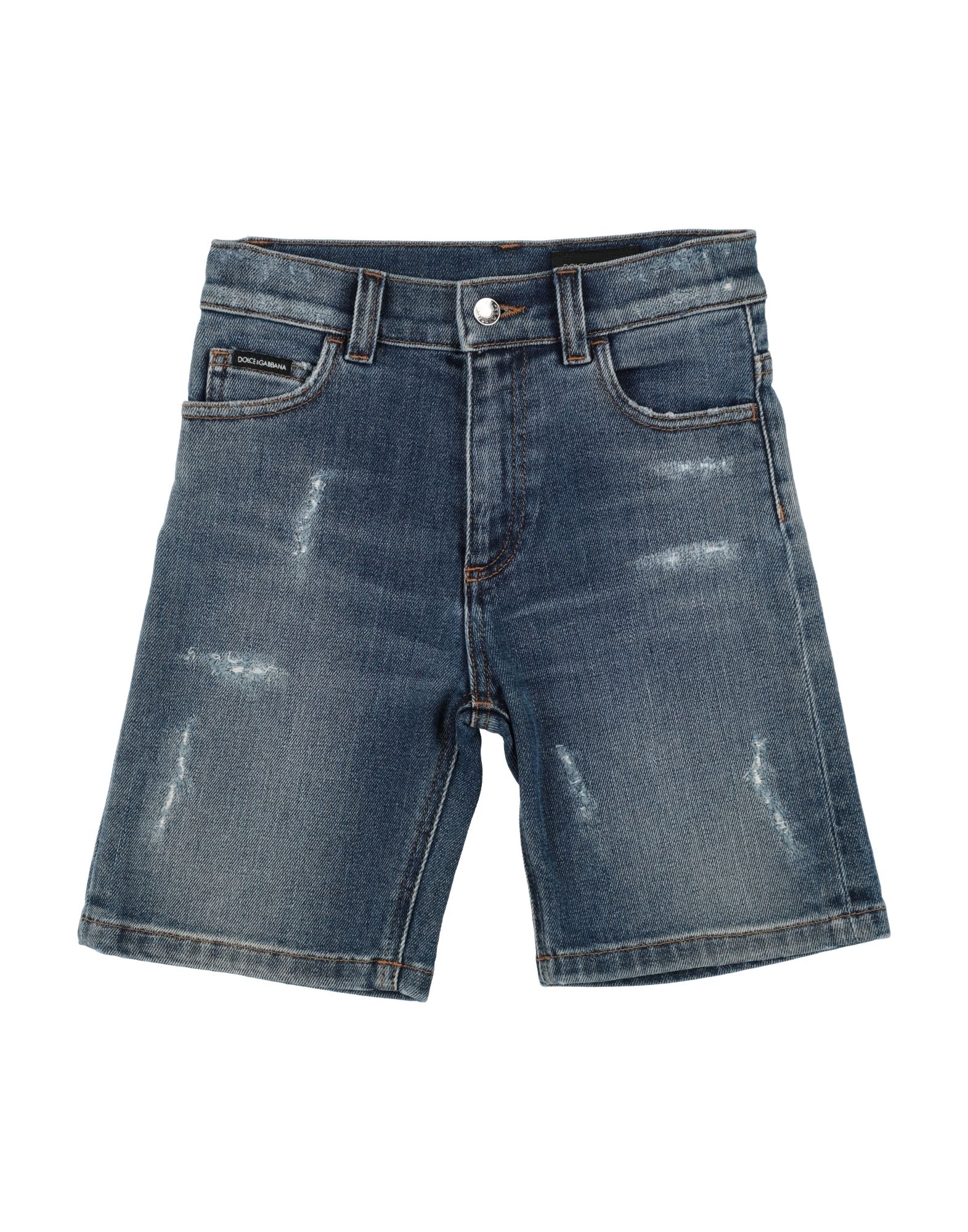 DOLCE&GABBANA Jeansshorts Kinder Blau von DOLCE&GABBANA