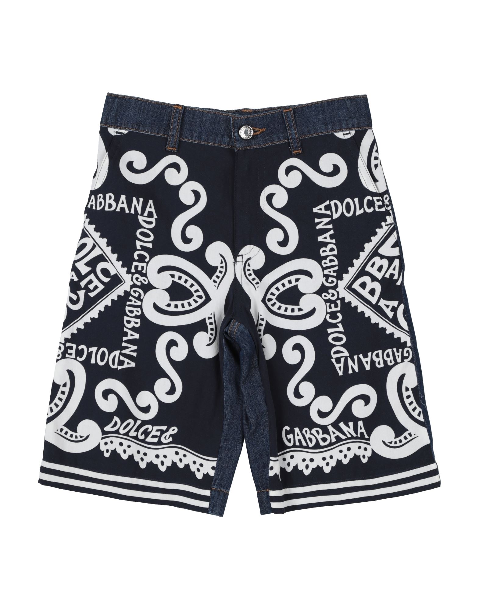 DOLCE&GABBANA Jeansshorts Kinder Blau von DOLCE&GABBANA