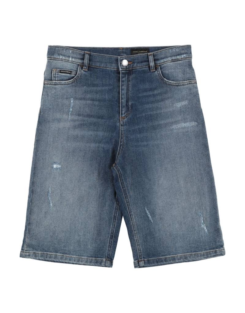 DOLCE&GABBANA Jeansshorts Kinder Blau von DOLCE&GABBANA