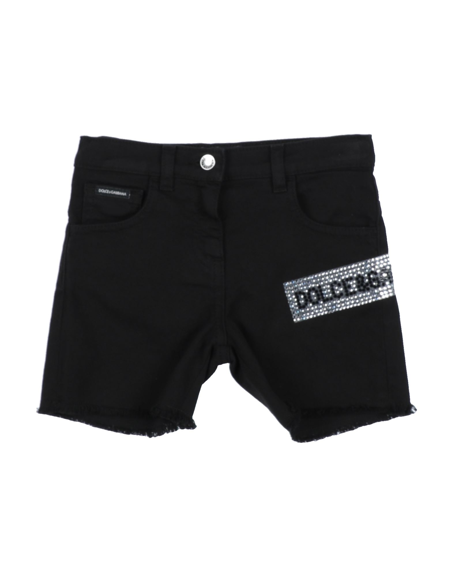 DOLCE&GABBANA Jeansshorts Kinder Schwarz von DOLCE&GABBANA