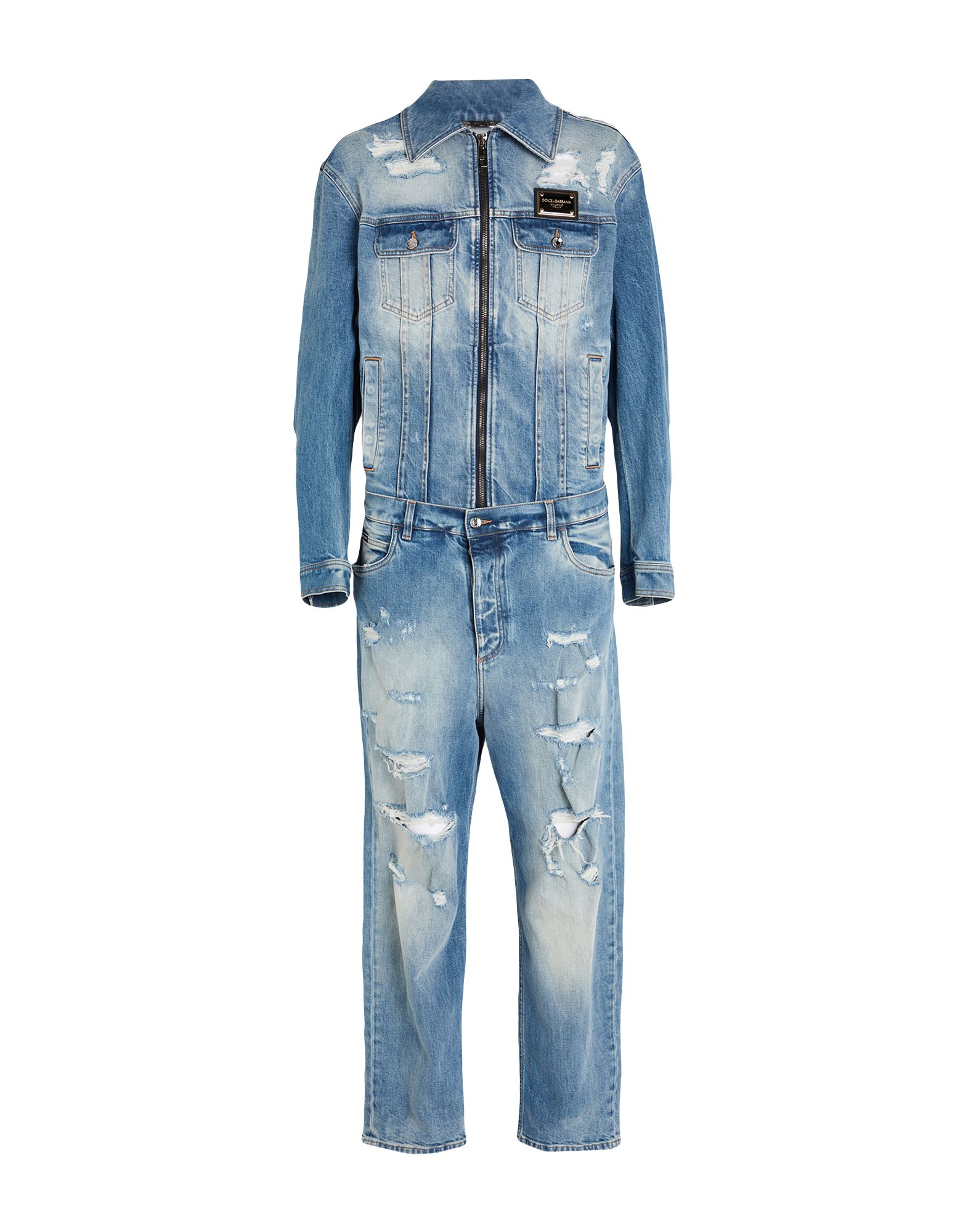DOLCE&GABBANA Jumpsuit Herren Blau von DOLCE&GABBANA