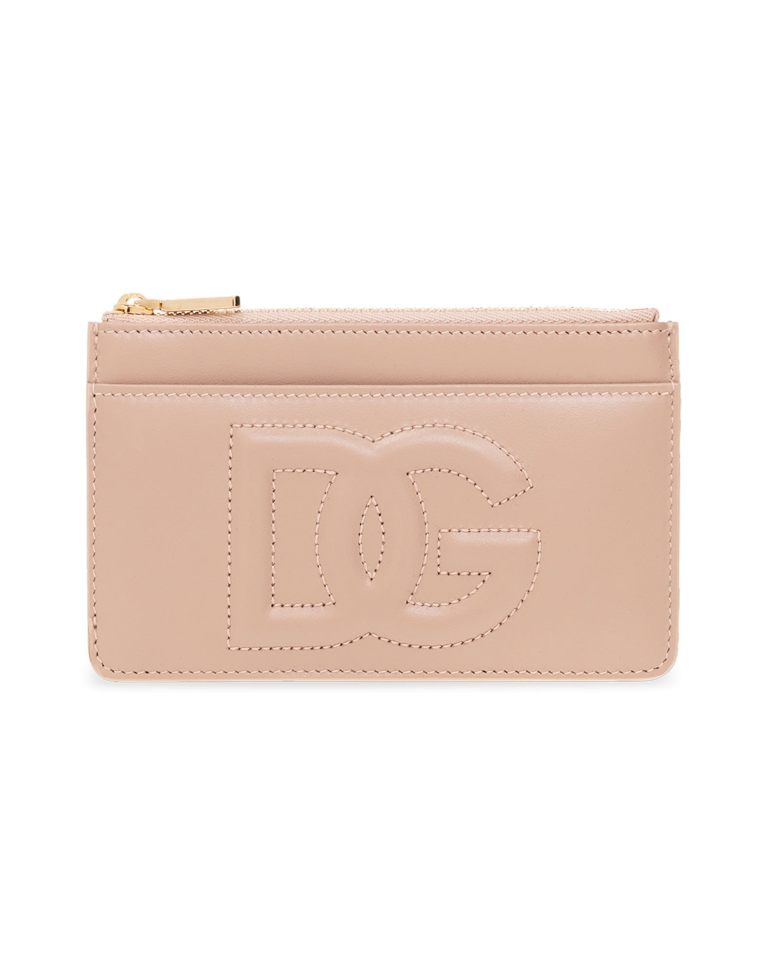 DOLCE&GABBANA Kartenetui Damen Beige von DOLCE&GABBANA