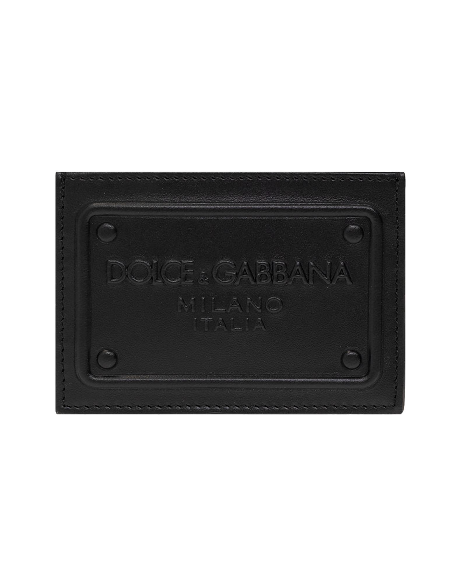 DOLCE&GABBANA Kartenetui Herren Schwarz von DOLCE&GABBANA