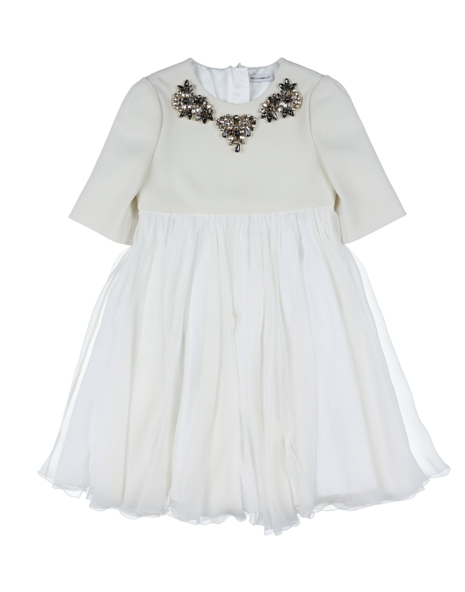 DOLCE&GABBANA Kinderkleid Kinder Elfenbein von DOLCE&GABBANA