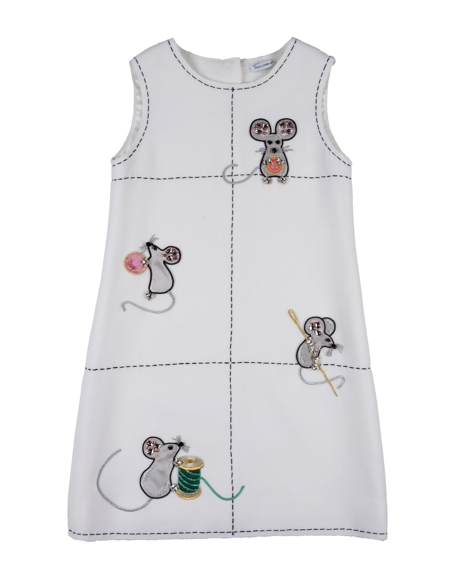 DOLCE&GABBANA Kinderkleid Kinder Elfenbein von DOLCE&GABBANA