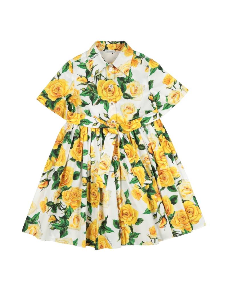 DOLCE&GABBANA Kinderkleid Kinder Gelb von DOLCE&GABBANA