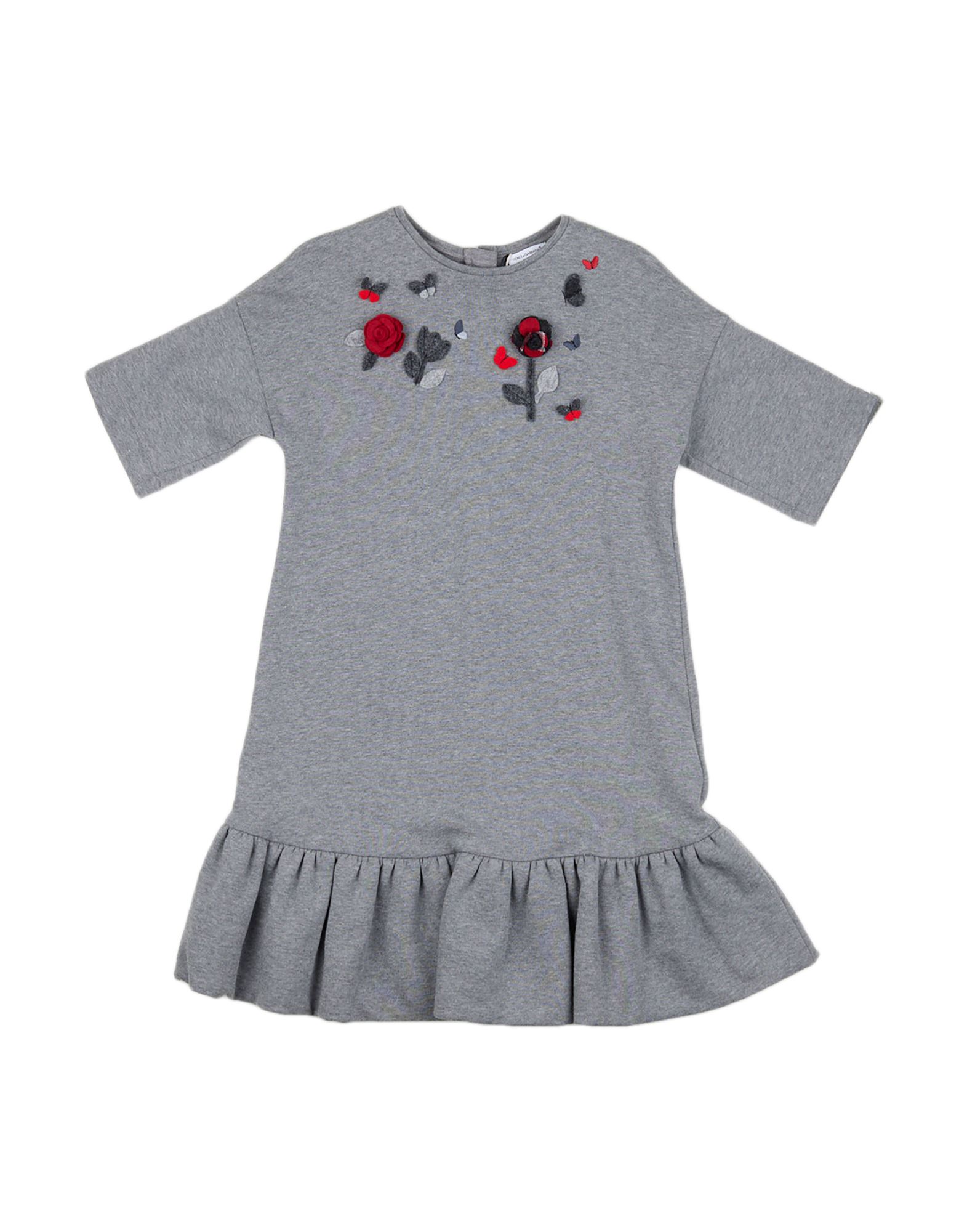 DOLCE&GABBANA Kinderkleid Kinder Grau von DOLCE&GABBANA