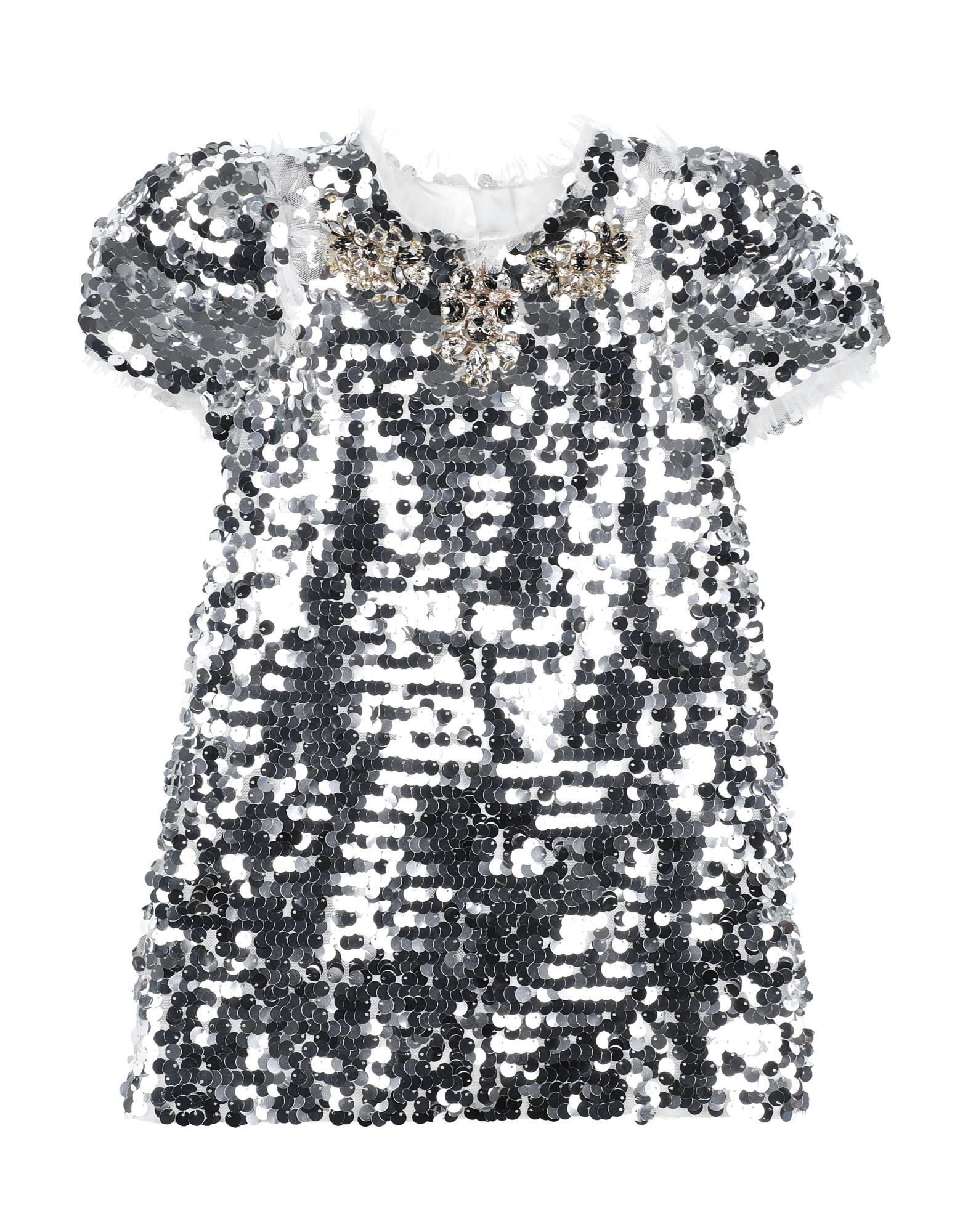 DOLCE&GABBANA Kinderkleid Kinder Silber von DOLCE&GABBANA