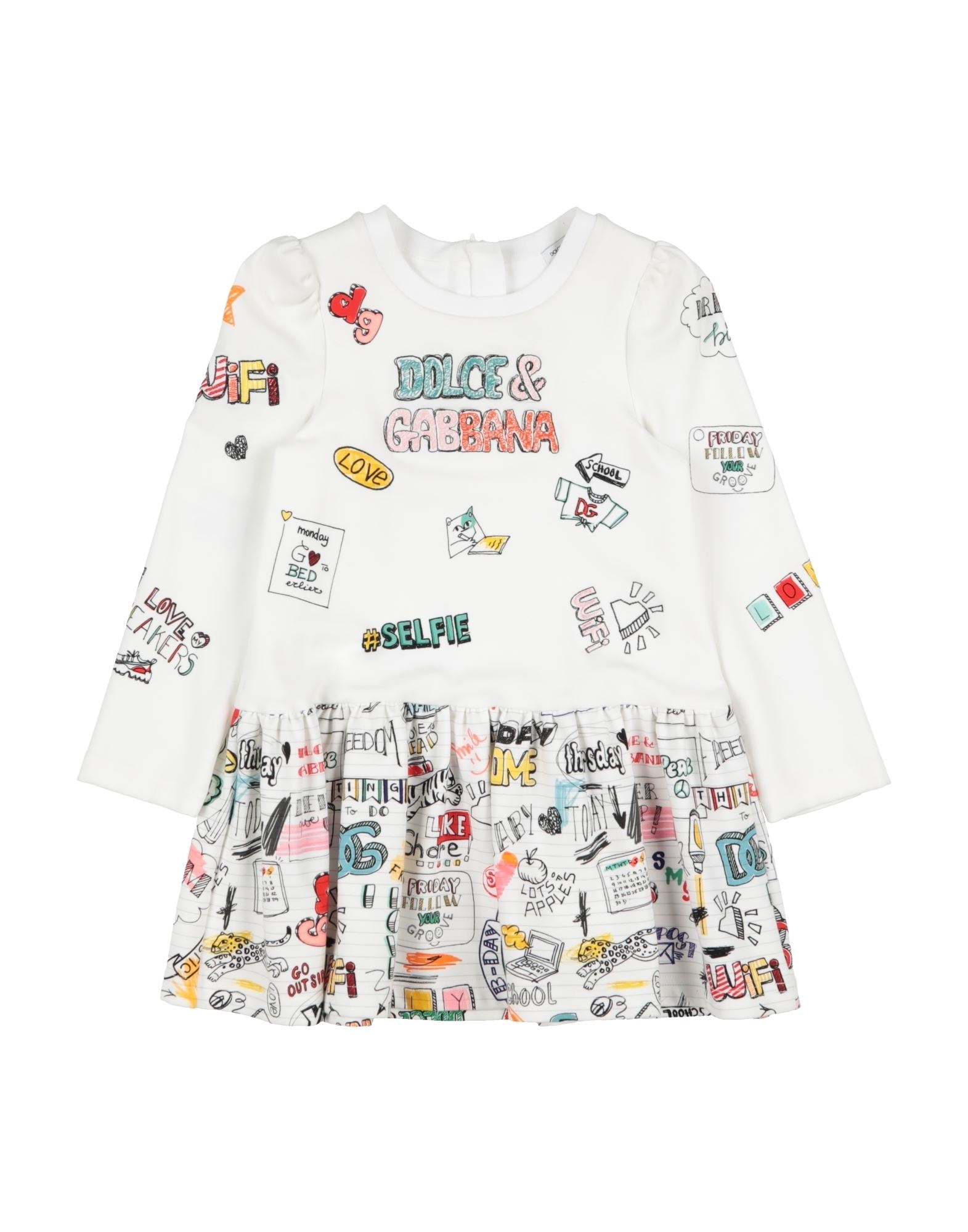 DOLCE&GABBANA Kinderkleid Kinder Weiß von DOLCE&GABBANA