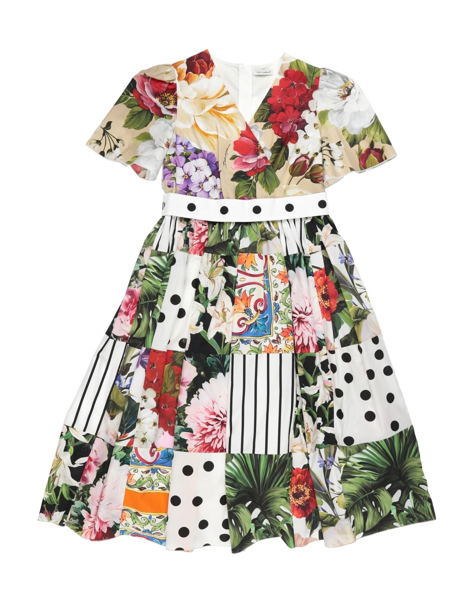 DOLCE&GABBANA Kinderkleid Kinder Weiß von DOLCE&GABBANA