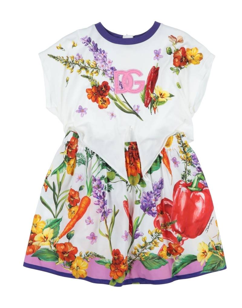 DOLCE&GABBANA Kinderkleid Kinder Weiß von DOLCE&GABBANA