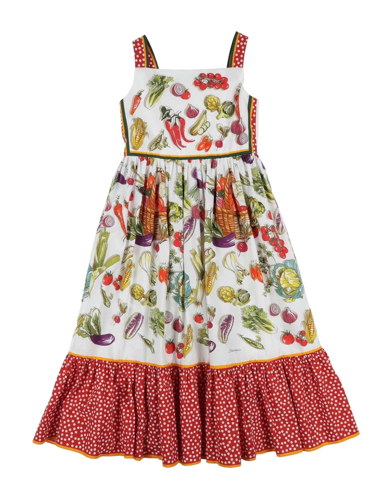 DOLCE&GABBANA Kinderkleid Kinder Weiß von DOLCE&GABBANA