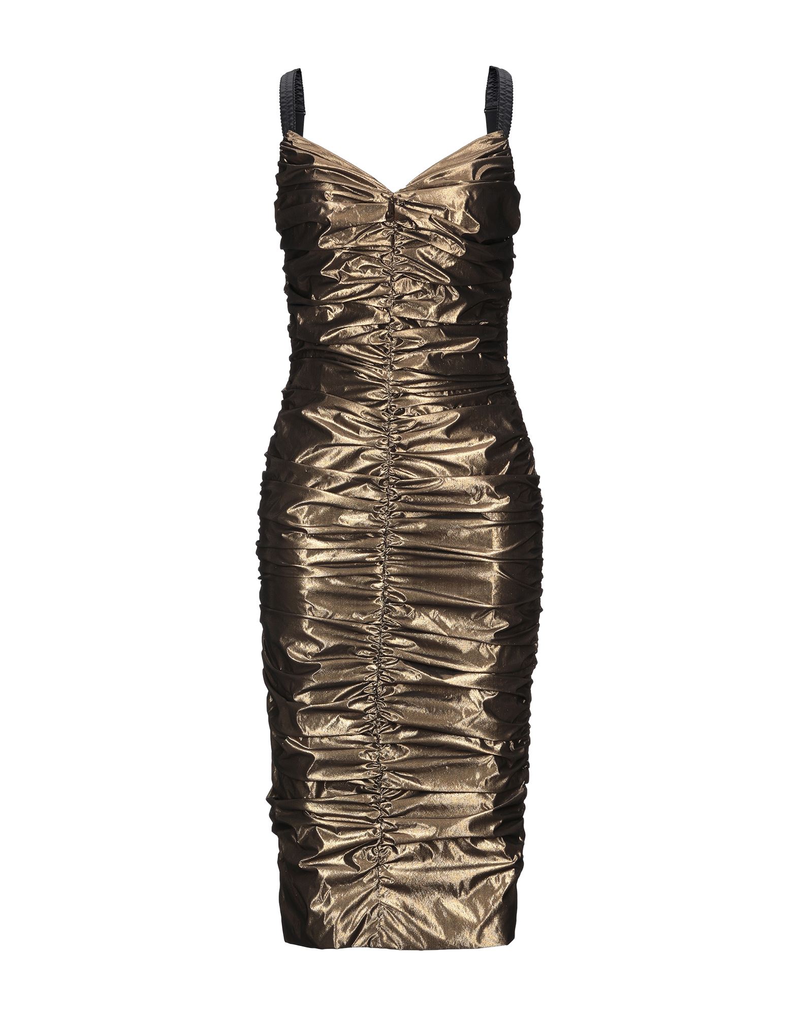 DOLCE&GABBANA Midi-kleid Damen Bronze von DOLCE&GABBANA