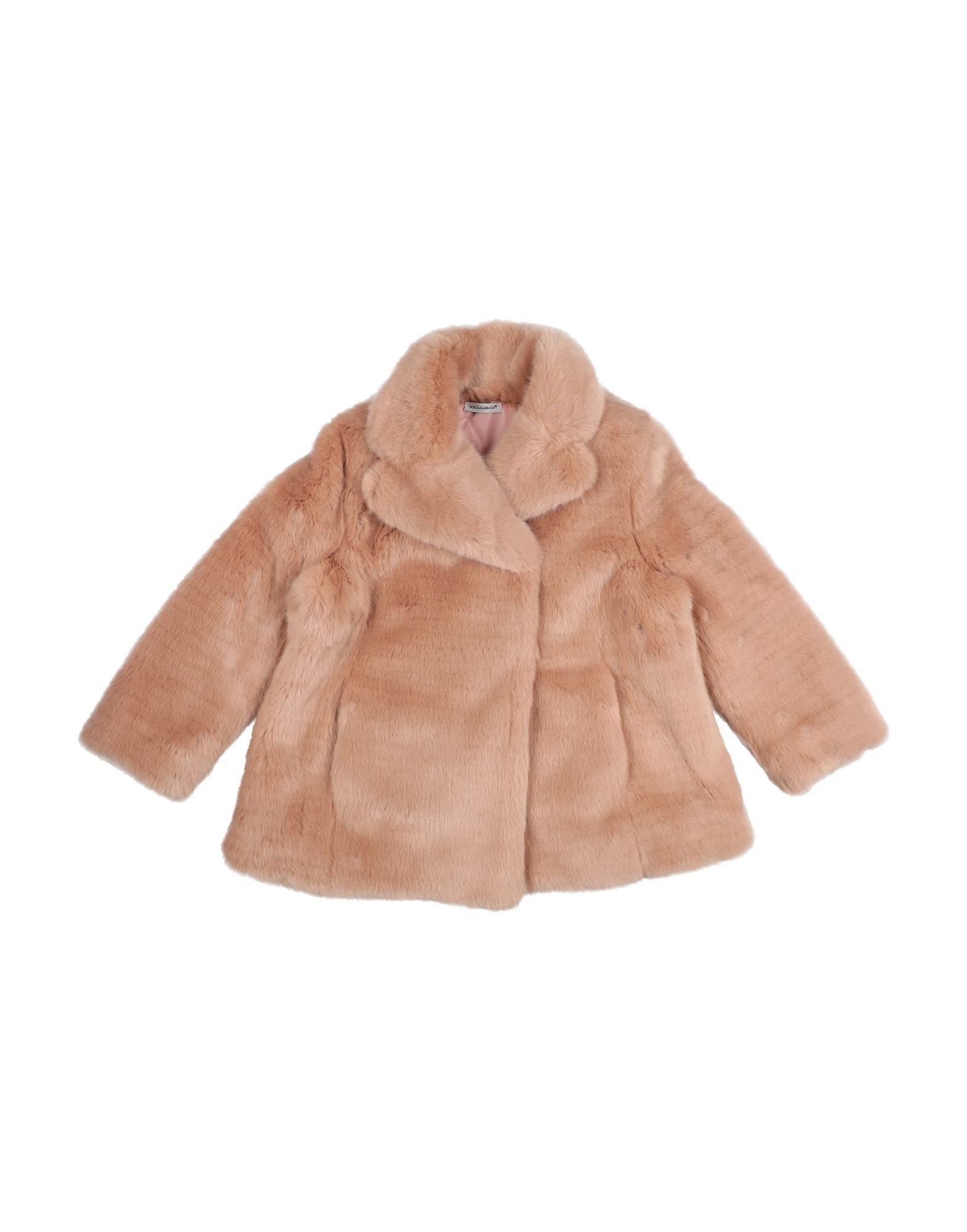 DOLCE&GABBANA Shearling- & Kunstfell Kinder Hellrosa von DOLCE&GABBANA