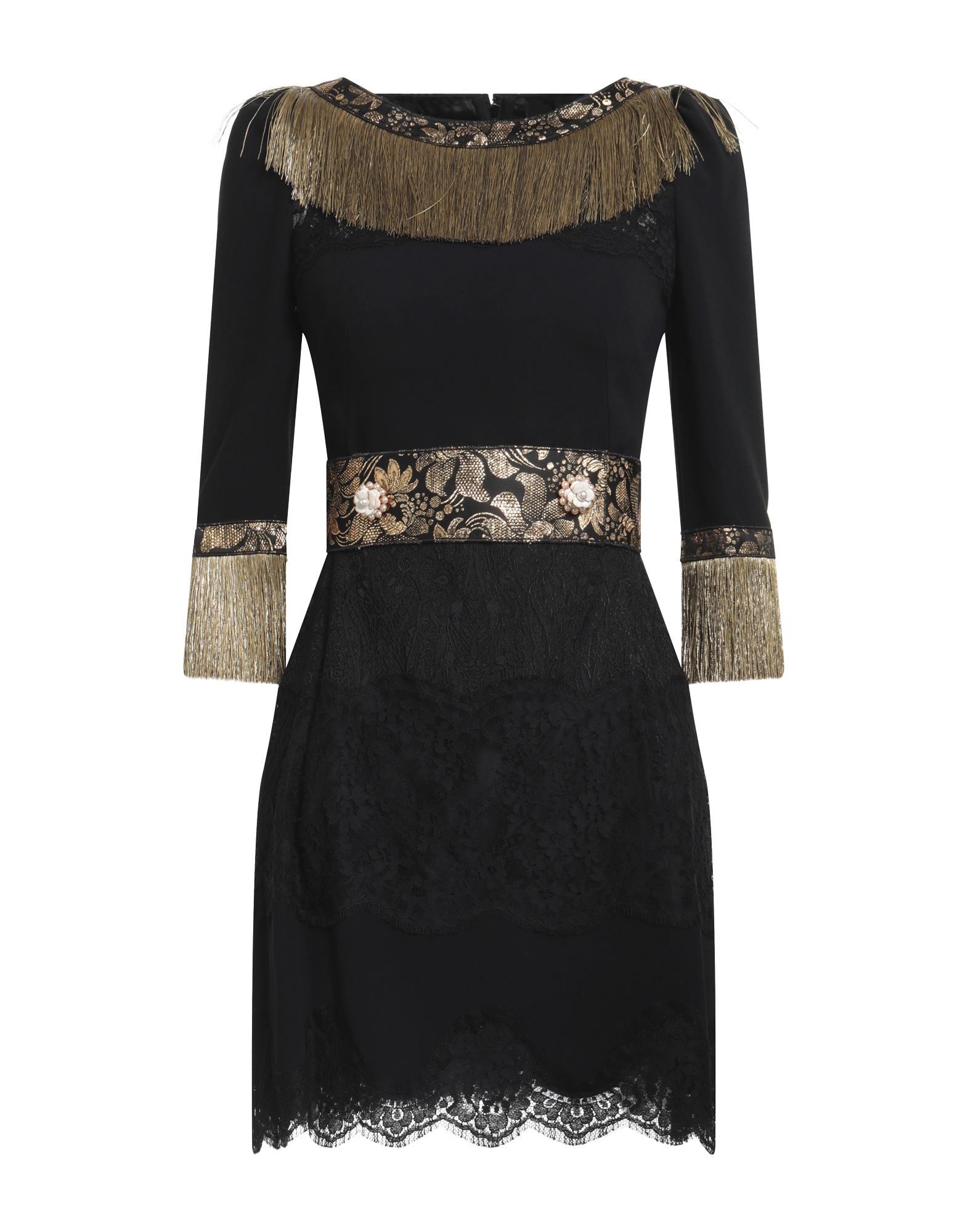 DOLCE&GABBANA Mini-kleid Damen Schwarz von DOLCE&GABBANA