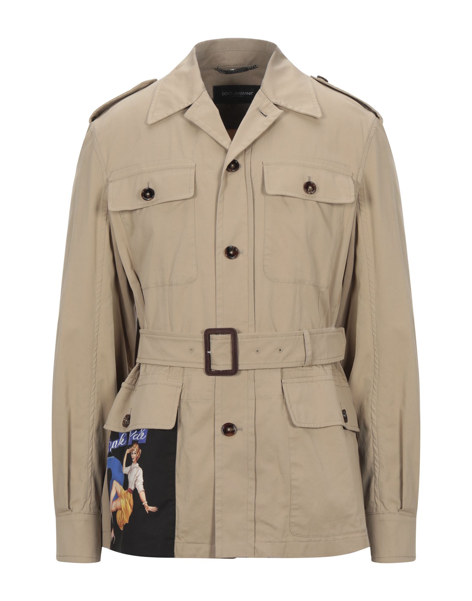 DOLCE&GABBANA Jacke, Mantel & Trenchcoat Herren Beige von DOLCE&GABBANA