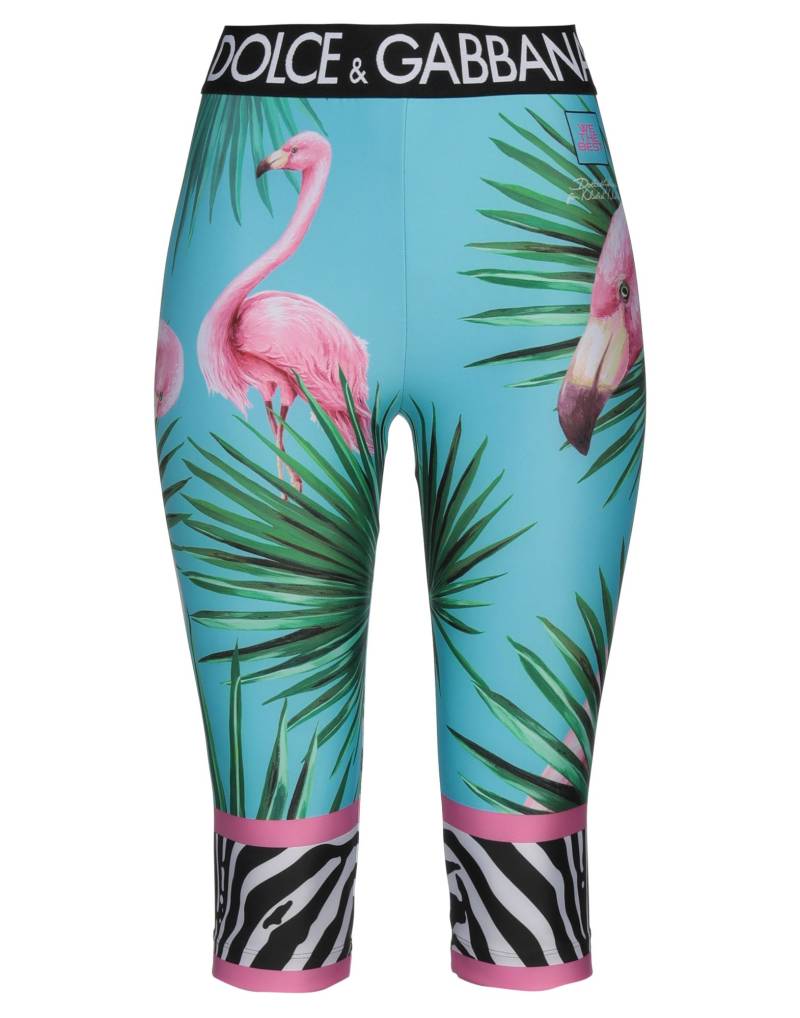 DOLCE&GABBANA Leggings Damen Azurblau von DOLCE&GABBANA