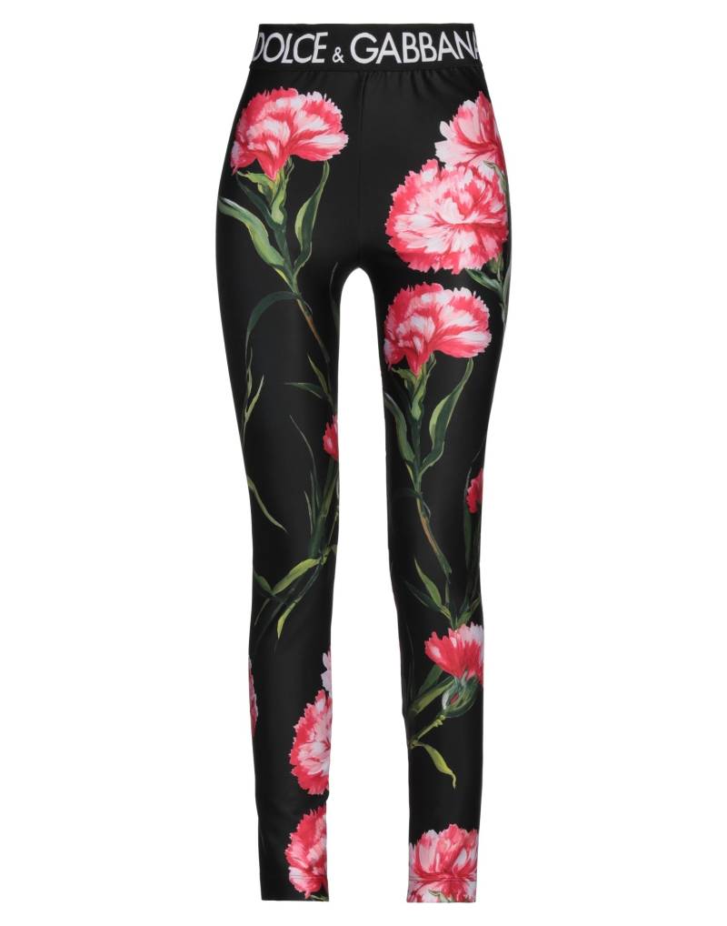 DOLCE&GABBANA Leggings Damen Schwarz von DOLCE&GABBANA
