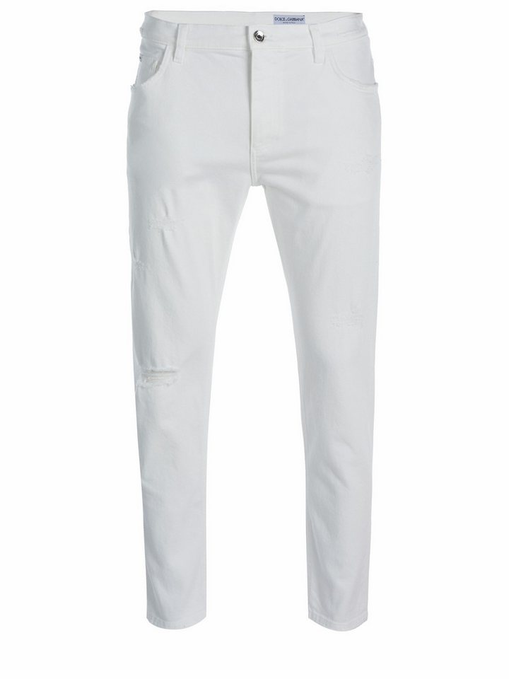 DOLCE & GABBANA 5-Pocket-Jeans Leinenhose für Herren (1-tlg) von DOLCE & GABBANA