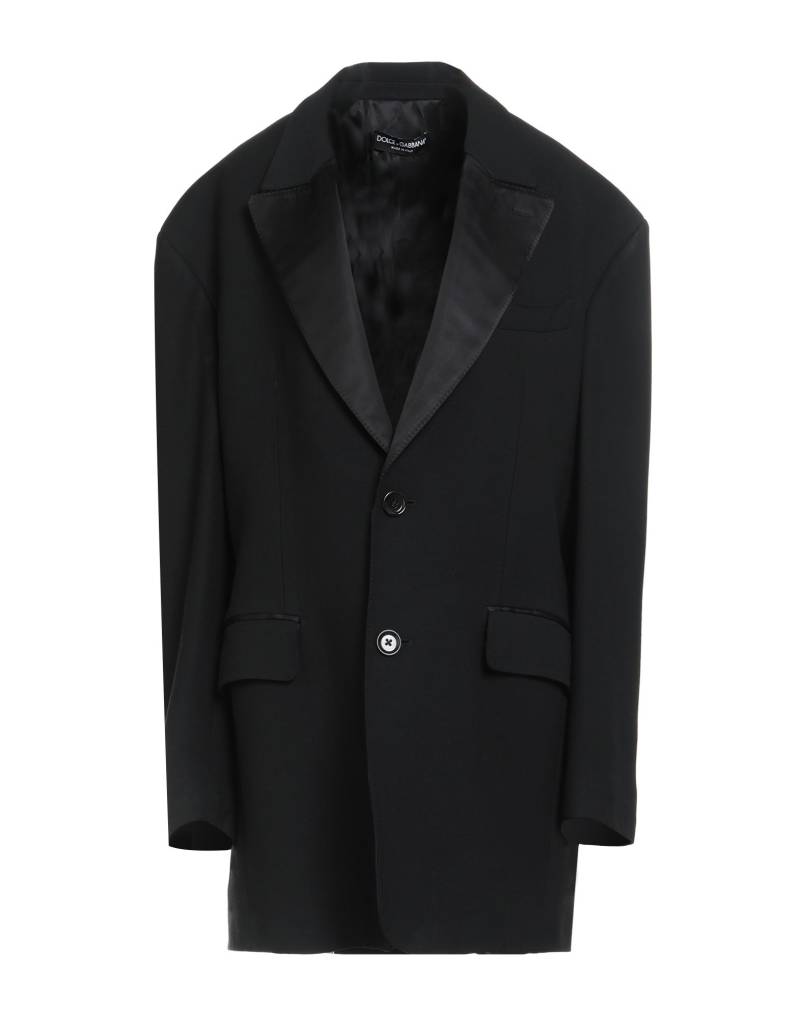 DOLCE&GABBANA Mantel Damen Schwarz von DOLCE&GABBANA