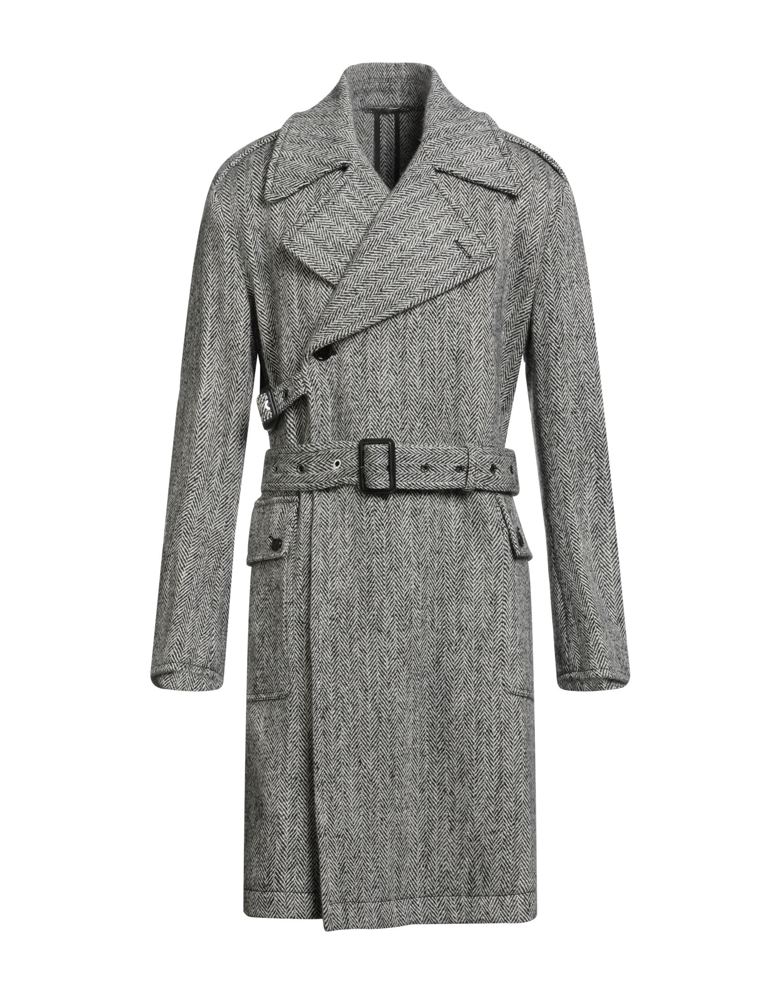 DOLCE&GABBANA Mantel Herren Schwarz von DOLCE&GABBANA