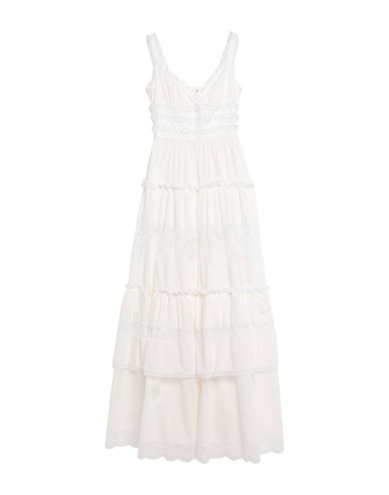 DOLCE&GABBANA Maxi-kleid Damen Weiß von DOLCE&GABBANA