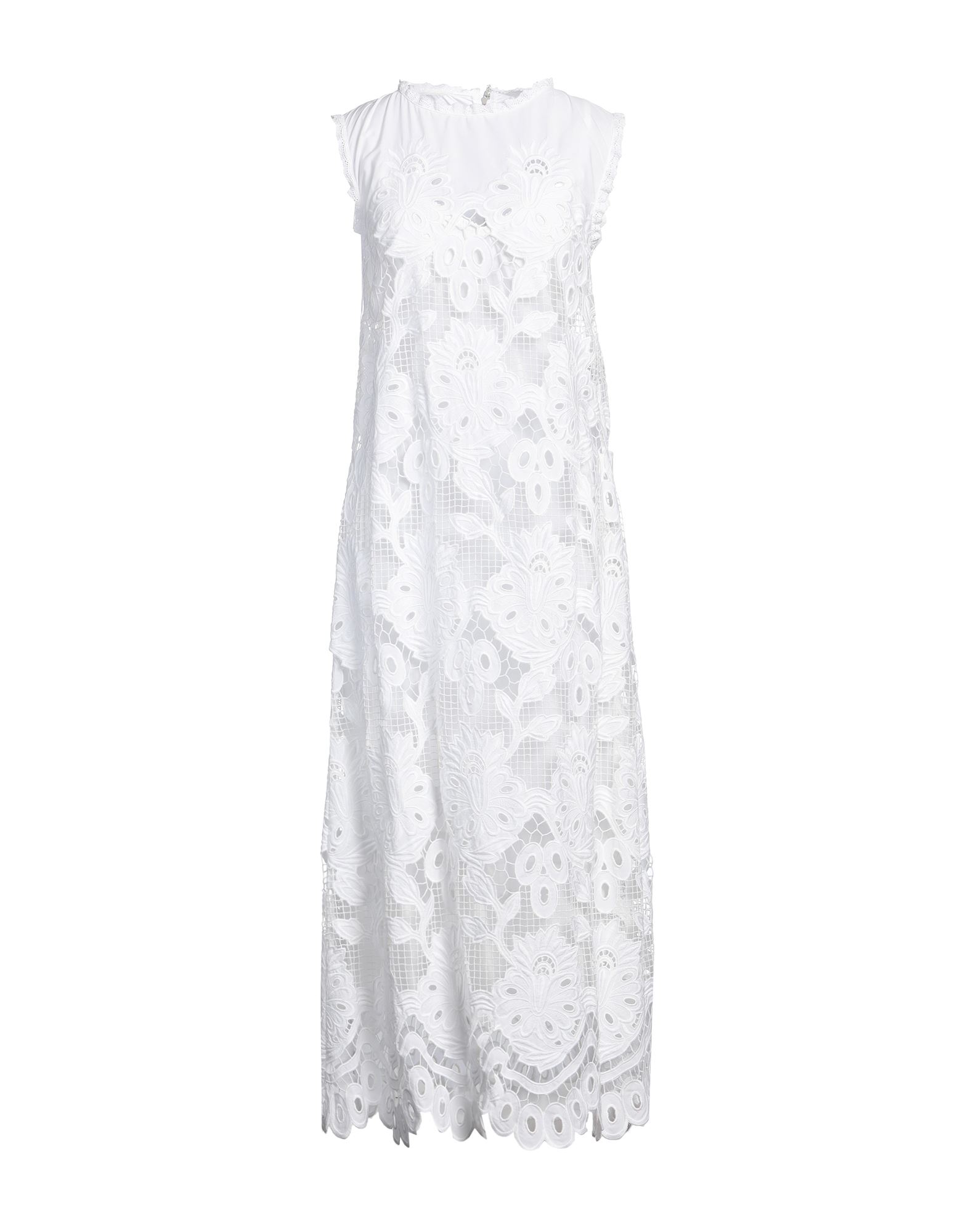 DOLCE&GABBANA Maxi-kleid Damen Weiß DOLCE&GABBANA Maxi-kleid Damen Weiß von DOLCE&GABBANA