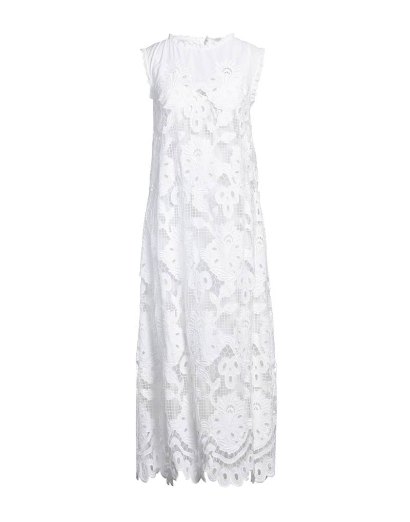 DOLCE&GABBANA Maxi-kleid Damen Weiß von DOLCE&GABBANA