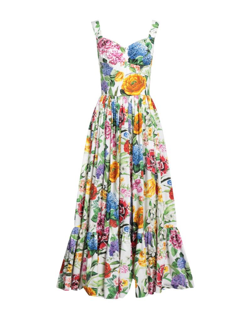 DOLCE&GABBANA Maxi-kleid Damen Weiß von DOLCE&GABBANA