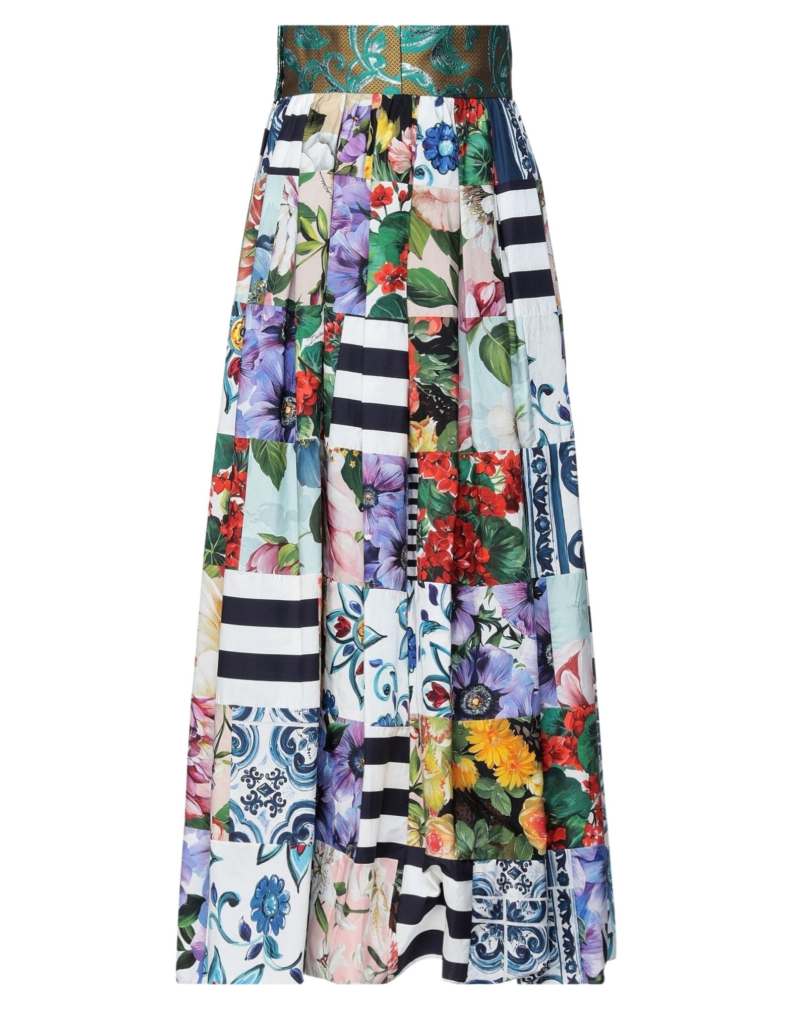 DOLCE&GABBANA Maxi-rock Damen Grün von DOLCE&GABBANA