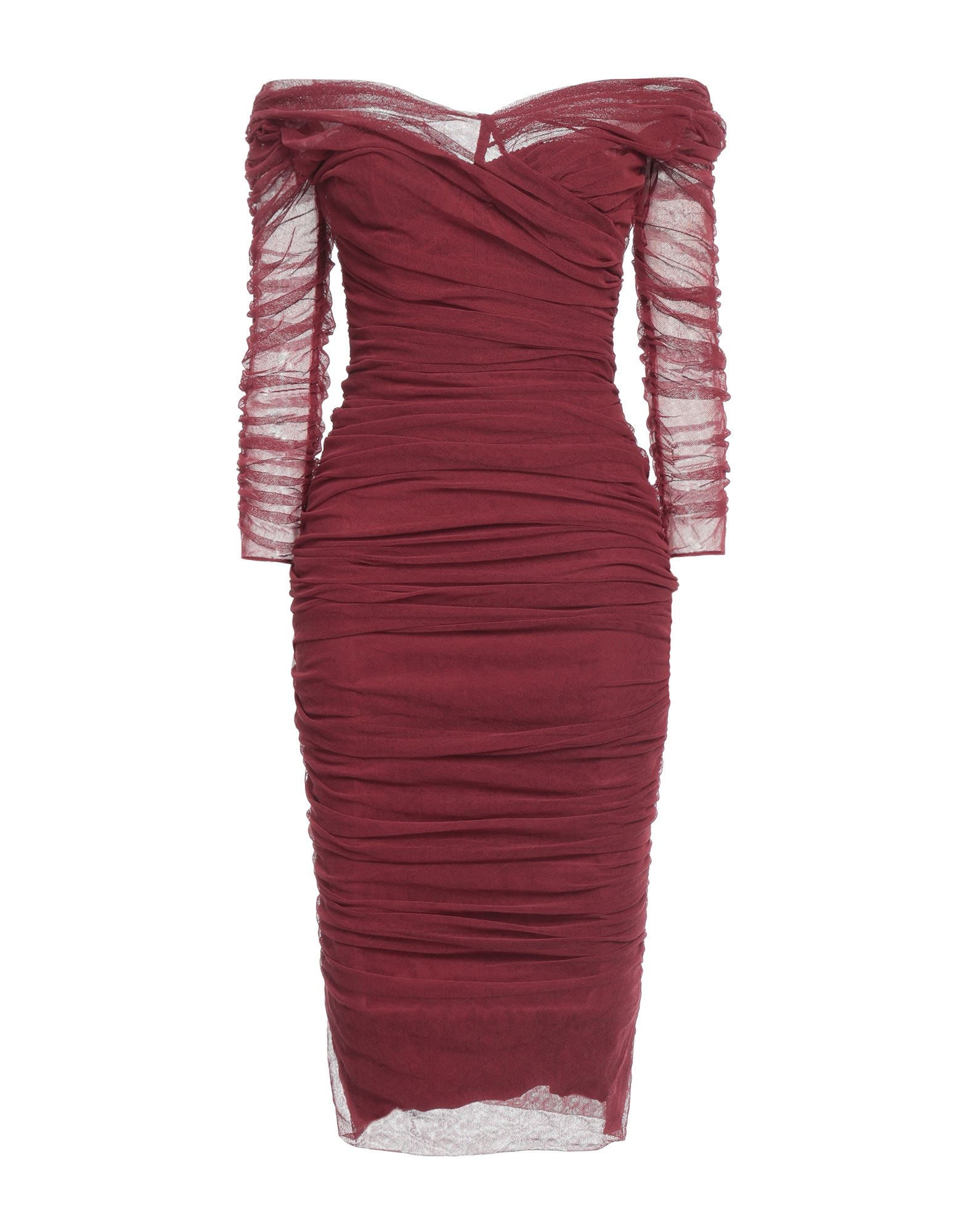 DOLCE&GABBANA Midi-kleid Damen Bordeaux von DOLCE&GABBANA