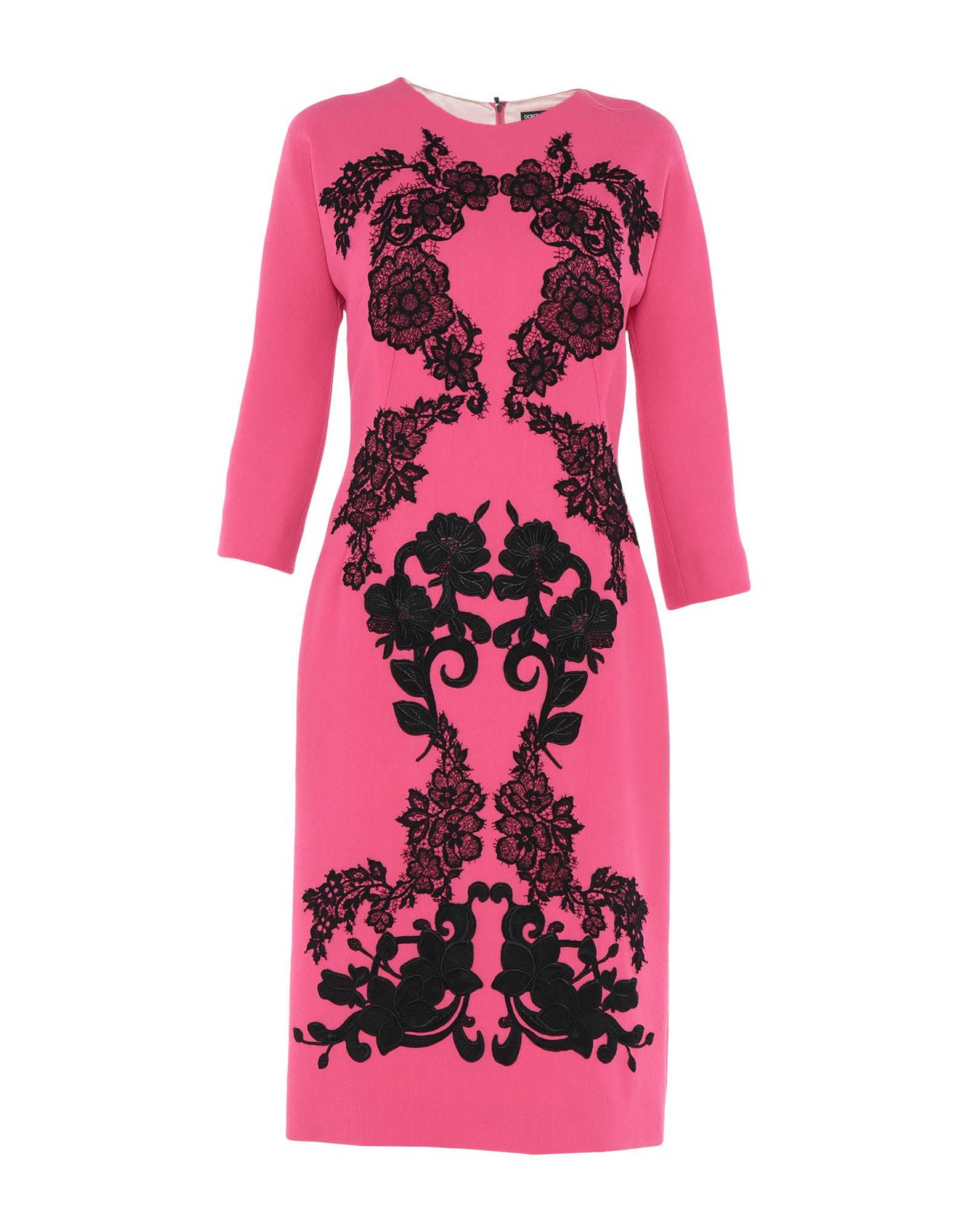 DOLCE&GABBANA Midi-kleid Damen Fuchsia von DOLCE&GABBANA