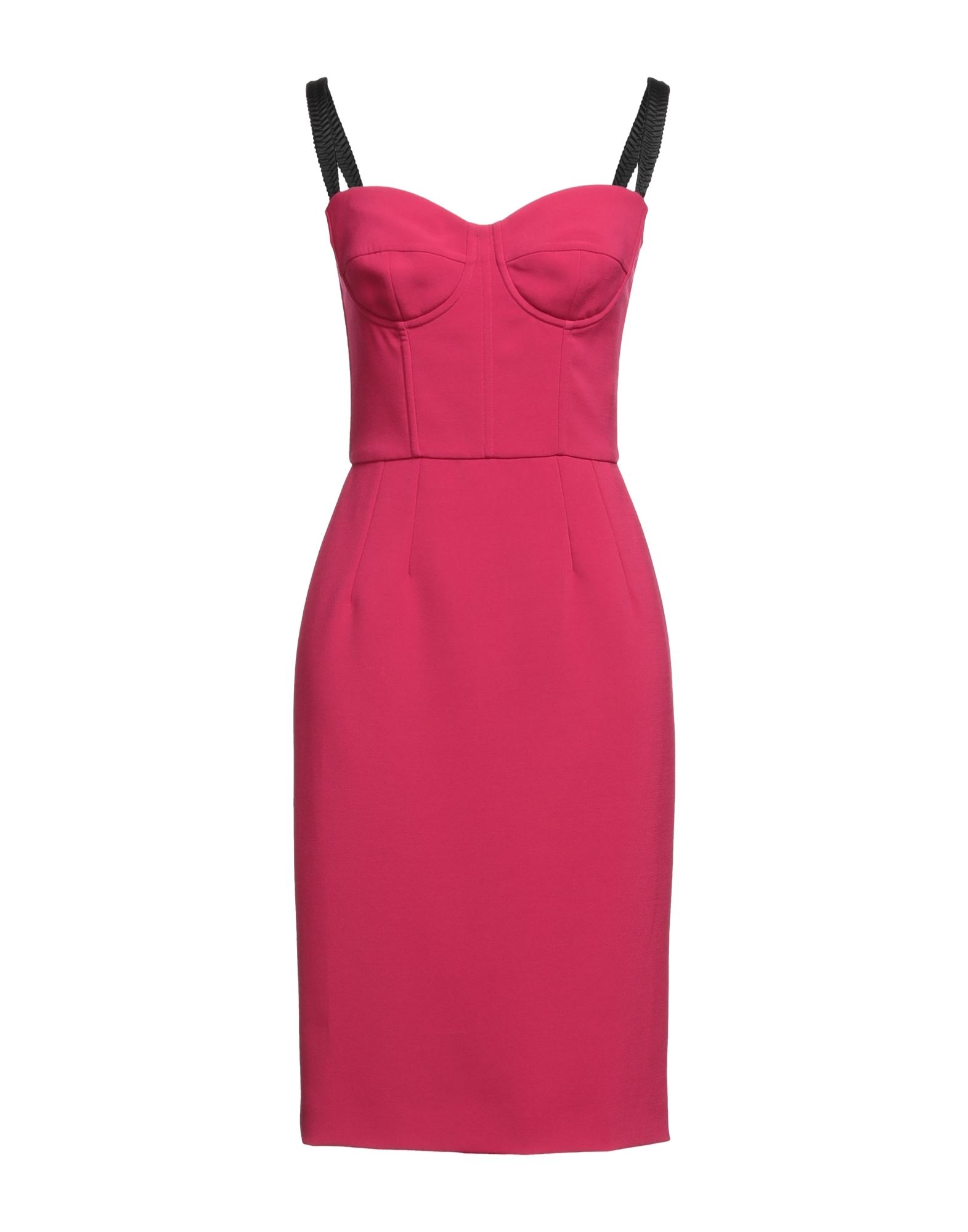 DOLCE&GABBANA Midi-kleid Damen Fuchsia von DOLCE&GABBANA