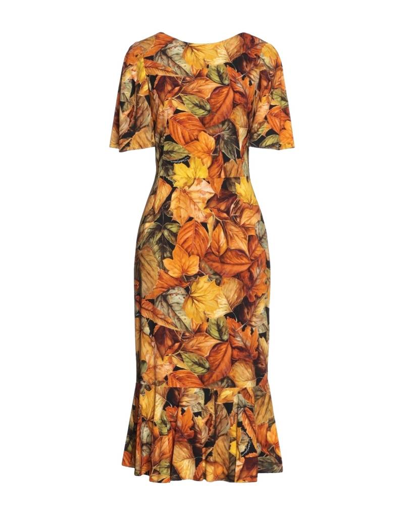 DOLCE&GABBANA Midi-kleid Damen Rostrot von DOLCE&GABBANA