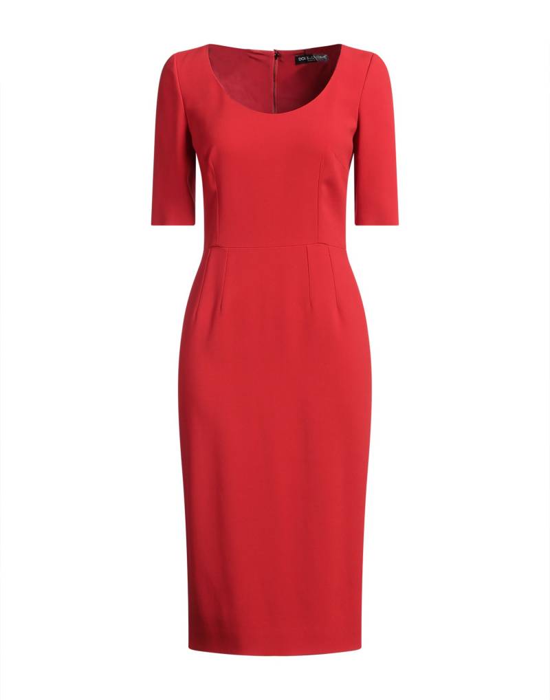 DOLCE&GABBANA Midi-kleid Damen Rot von DOLCE&GABBANA