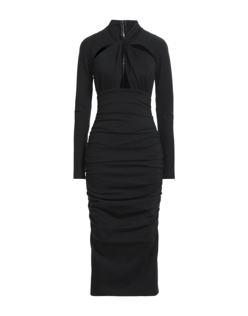 DOLCE&GABBANA Midi-kleid Damen Schwarz von DOLCE&GABBANA