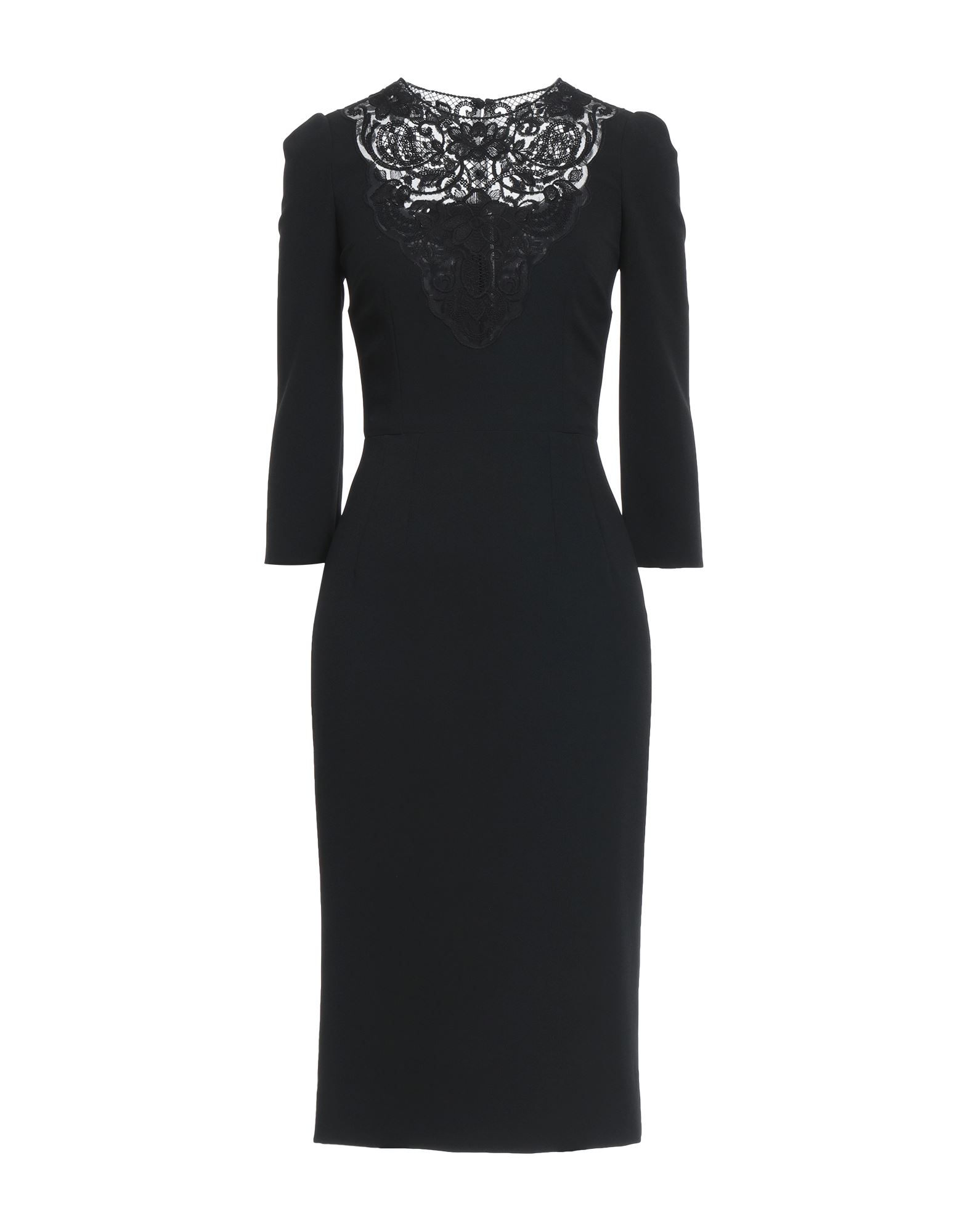 DOLCE&GABBANA Midi-kleid Damen Schwarz von DOLCE&GABBANA