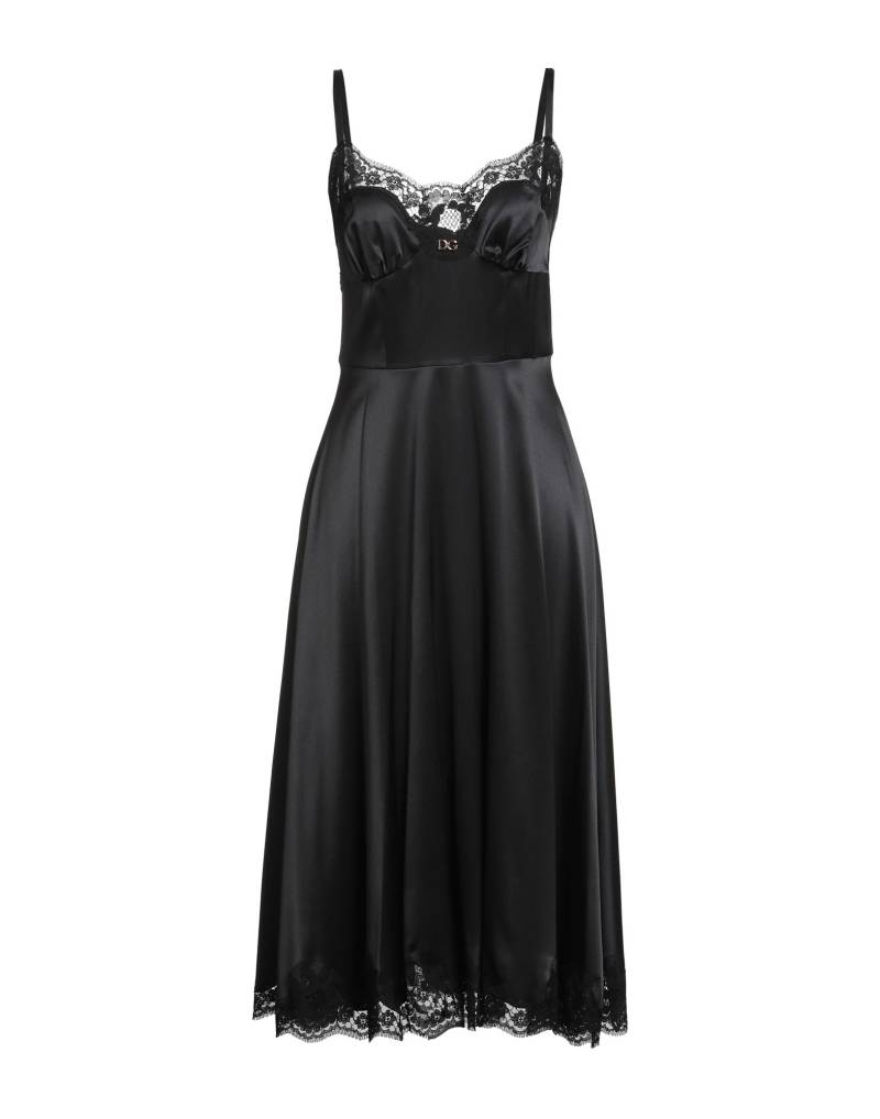 DOLCE&GABBANA Midi-kleid Damen Schwarz von DOLCE&GABBANA