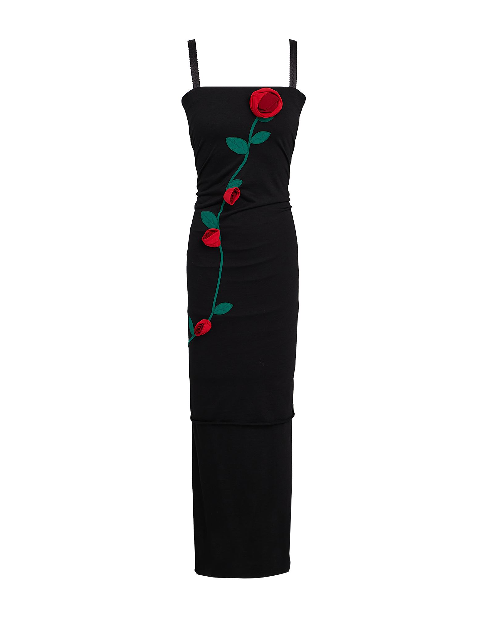 DOLCE&GABBANA Midi-kleid Damen Schwarz von DOLCE&GABBANA