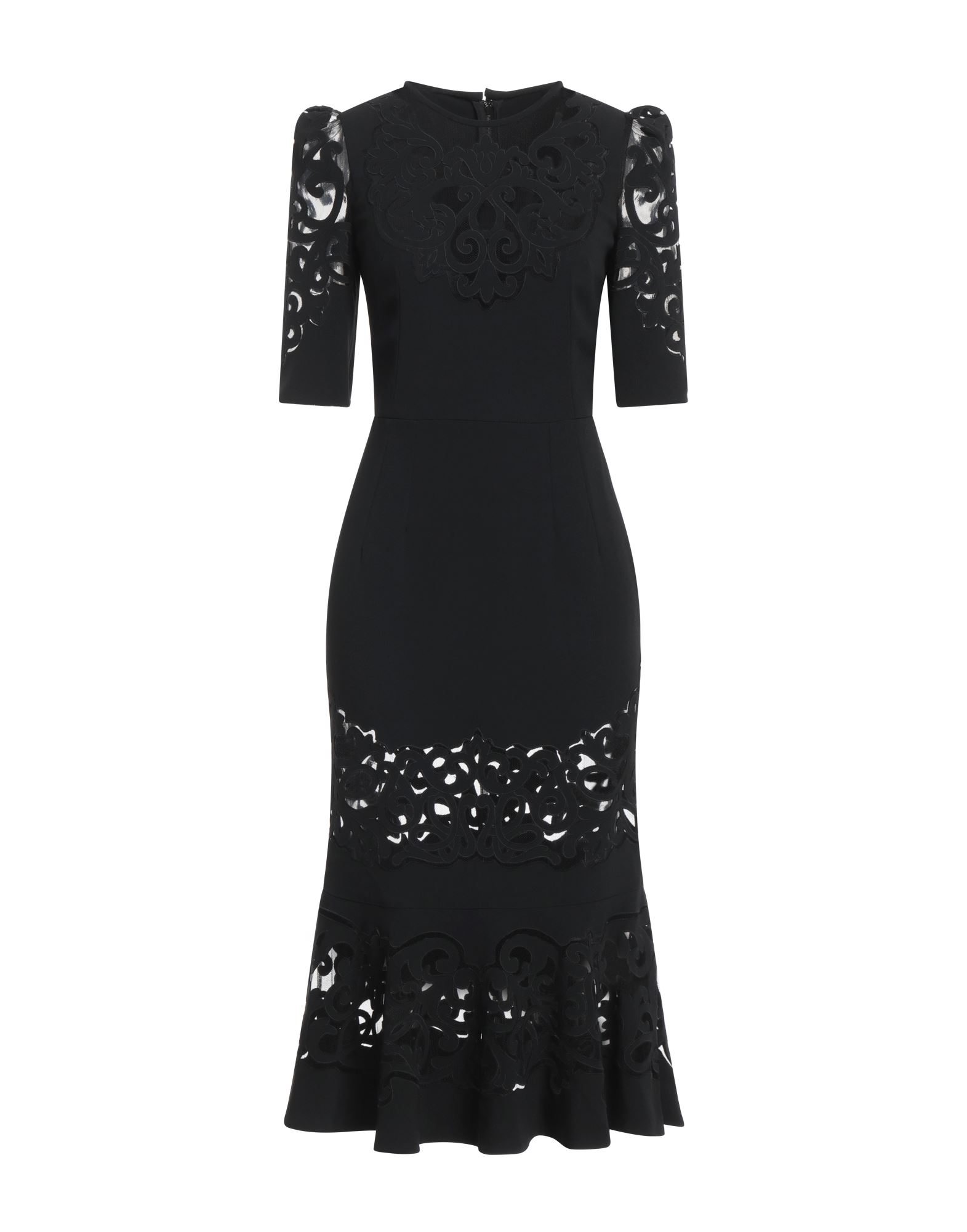 DOLCE&GABBANA Midi-kleid Damen Schwarz von DOLCE&GABBANA