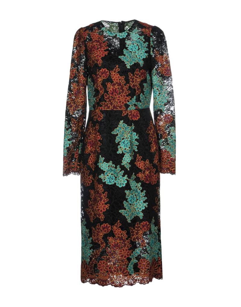 DOLCE&GABBANA Midi-kleid Damen Schwarz von DOLCE&GABBANA