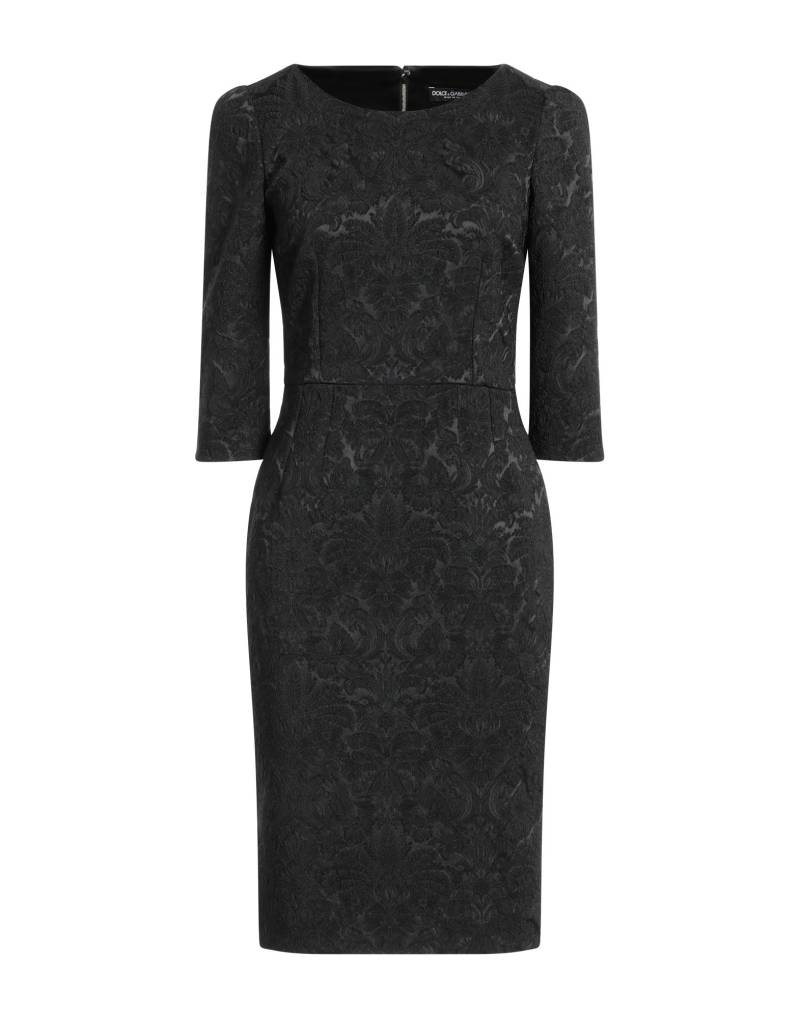 DOLCE&GABBANA Midi-kleid Damen Schwarz von DOLCE&GABBANA