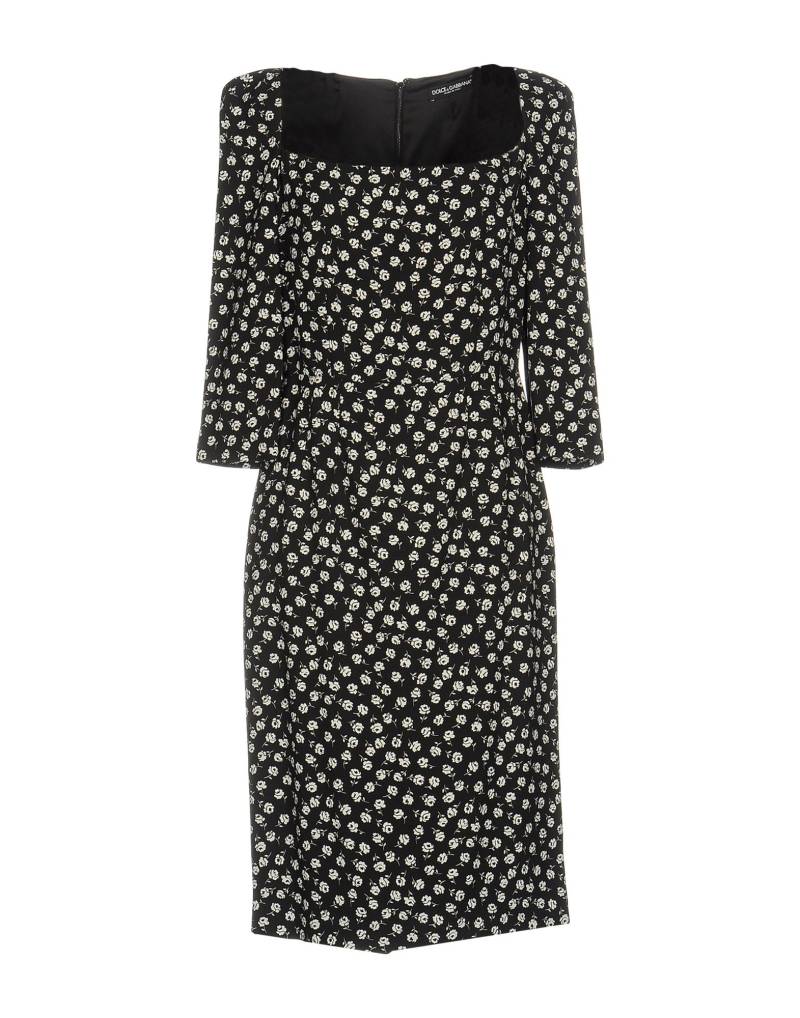 DOLCE&GABBANA Midi-kleid Damen Schwarz von DOLCE&GABBANA