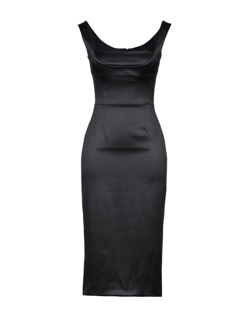 DOLCE&GABBANA Midi-kleid Damen Schwarz von DOLCE&GABBANA